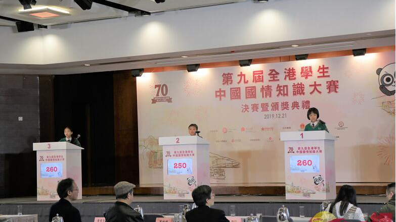 第九屆全港學(xué)生國情知識大賽決賽今舉行